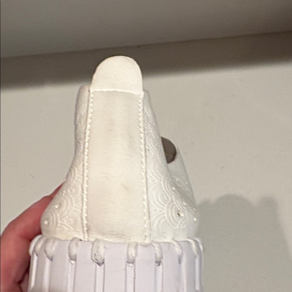 Ilse Jacobsen Off-White Hornbaek Perforated Platform Slip-Ons Sz 39 - Picture 7 of 11